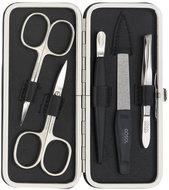 GöSol Solingen ladies leather manicure set Milano 1828 black - Manicure Set