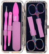 Credo Solingen Ladies leather manicure set 75322 purple - Manicure Set