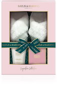 Baylis & Harding Jojoba, Vanilla and Almond Oil Slipper Set - Cosmetic Gift Set