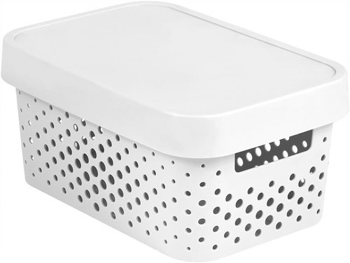 Curver INFINITY DOTS box 4,5L - White - Storage Box - Main image