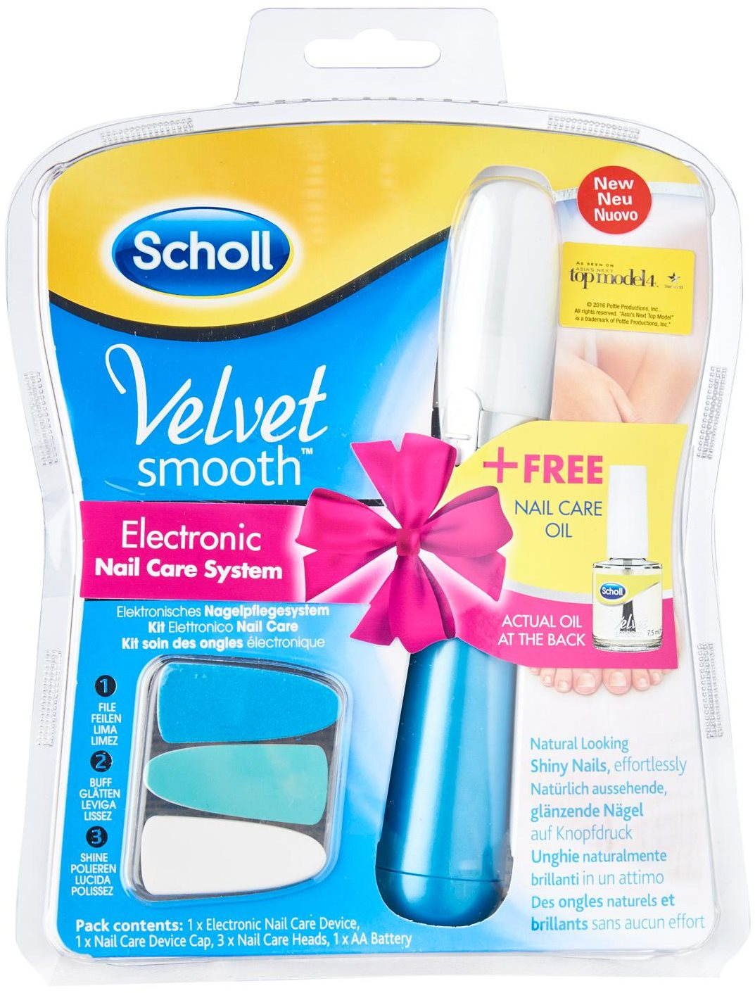 Scholl Velvet Smooth Electronic Nail Care System Brand New | eBay