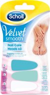 SCHOLL Velvet Smooth Nail Care replacement pink 3pcs - Replacement Head
