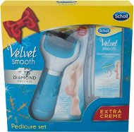 SCHOLL Velvet Smooth Electronic Foot File + Essential Moisture Cream 60ml FREE - Cosmetic Gift Set