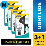 SCHOLL Light Legs 60DEN compression stockings black M 3 + 1pcs - Stockings