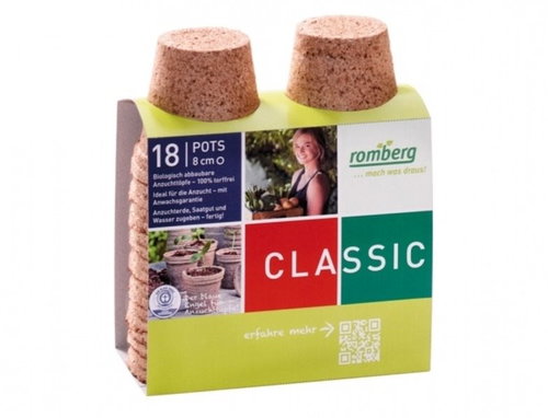 NATUR Flowerpots diameter of 8cm 18 pcs - Flower Pot - Main image