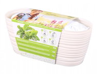 Box GARDEN SAHARA - MARJORAM Substrate + Seed 27cm - Flower Box