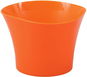 Flowerpot cover PRIMULE plastic orange d12x9cm - Planter Cover