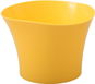 Flowerpot cover PRIMULE plastic yellow d12x9cm - Planter Cover