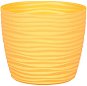 Cover for flowerpot SAHARA PRIMULE plastic yellow d11x9cm - Planter Cover