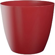 Flowerpot cover ELLA plastic red glossy d11x10cm - Planter Cover