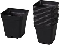 Growing container plastic black 10x10x11cm 20pcs - Seedling Tray
