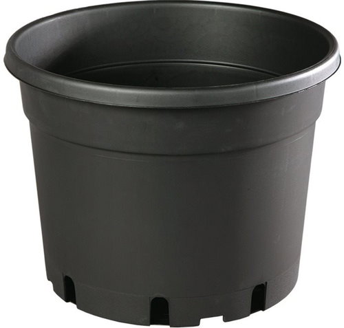 CLASSIC MCD Lightweight Plastic Black Flowerpot diameter of 33cm; 14l - Flower Pot - Main image