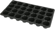 Planter MINI JP plastic black d6cm 28pcs - Seedling Tray