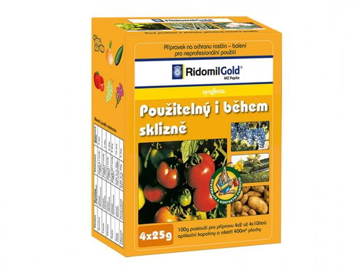 Fungicid RIDOMIL GOLD MZ PEPITE 68W 4x25g - Fungicid - Hlavní obrázek