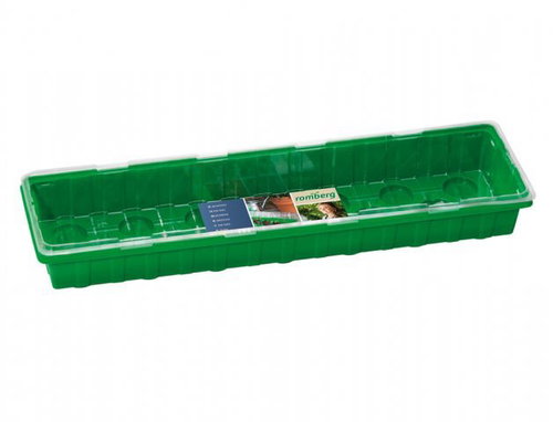 ROMBERG Mini greenhouse L, plastic, 54 x 15 x 12 cm - Seedling Tray - Main image