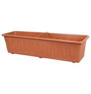 Garden box GARDEN plastic terracotta 50cm - Flower Box