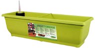 Kvetináč samozavlažovací TORENIE plastový zelený 50 cm - Truhlík