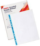 NOKI A4+/100 micron, glossy, blue edge - pack of 100 - Sheet Potector