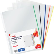 NOKI A4/50 micron, matt, coloured border (5 colours) - pack of 25 - Sheet Potector