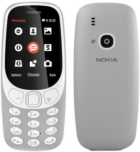 Nokia 3310 (2017) Gray Dual SIM - Mobile Phone - Main image