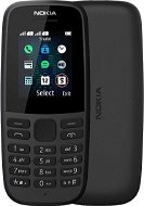 Nokia 105 (2019) fekete Dual SIM - Mobiltelefon