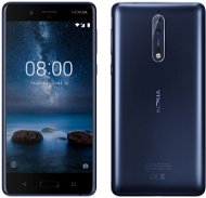 Nokia 8 Dual SIM mobiltelefon - Tempered Blue - Mobiltelefon