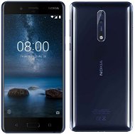8 Nokia Dual SIM mobiltelefon - Polished Blue - Mobiltelefon