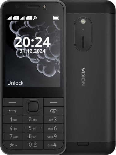 NOKIA 230 (2024) čierna - Mobilný telefón - Hlavný obrázok