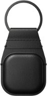 Nomad Leather Keychain Black AirTag - AirTag Schlüsselanhänger