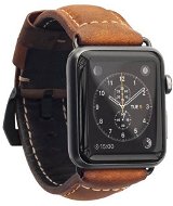 Nomad Rugged Leather Strap hnedo-strieborný - Remienok na hodinky