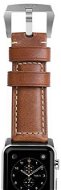 Nomad Horween Leather Strap Traditional Silver - Watch Strap