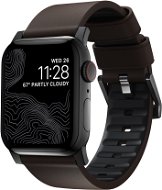 Nomad Modern Strap Brown Black Active Leather Apple Watch -  44 mm / 42 mm - Armband