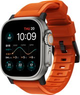 Nomad Rugged Strap Apple Watch 42/44/45/Ultra 49mm - Orange/Black - Szíj