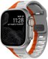 Nomad Sport Strap na Apple Watch 49 / 45 / 44 / 42 mm, lunar gray / ultra orange - Remienok na hodinky