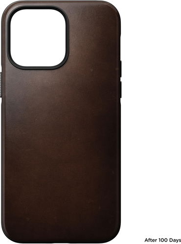 NOMAD® Modern Leather Case - iPhone 14 Pro Max, Brown