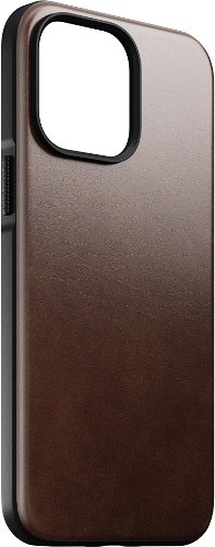 NOMAD® Modern Leather Case - iPhone 14 Pro Max, Brown