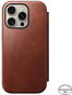 Nomad Leather Folio Olde Dublin iPhone 16 Pro - Pouzdro na mobil