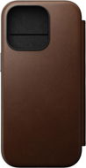 Nomad Modern Leather Folio Brown iPhone 16 Pro - Kryt na mobil