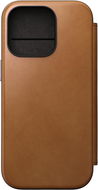 Nomad Modern Leather Folio English TanC iPhone 16 Pro - Kryt na mobil
