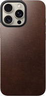 Nomad Magnetic Leather Back Brown iPhone 16 Pro Max - Phone Cover