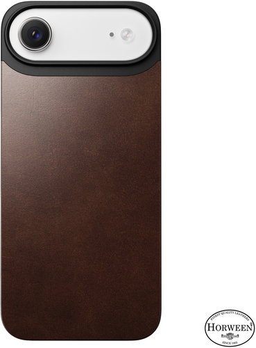 Nomad Magnetic Leather Back Rustic Brown (Horween) Magsafe iPhone Air - Handyhülle - Hauptbild