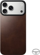 Nomad Magnetic Leather Back Rustic Brown (Horween) Magsafe iPhone 17 Pro - Phone Cover