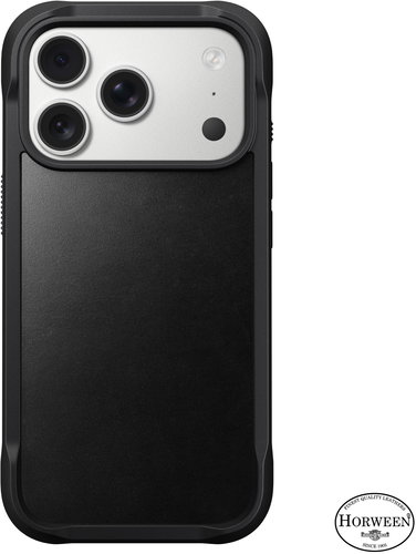 Nomad Rugged Leather Case Black (Horween) iPhone 17 Pro - Softcase-Handyhülle - Hauptbild