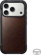 Nomad Rugged Leather Case Rustic Brown (Horween) iPhone 17 Pro - Phone Case