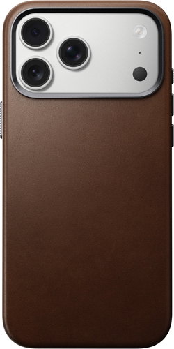 Nomad Traditional Leather Case Brown iPhone 17 Pro Max - Mobiltelefon tok - Fő fotó
