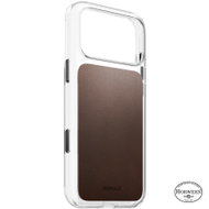 Nomad Clear Leather Case Rustic Brown Horween iPhone 18 Pro Max - Phone Cover