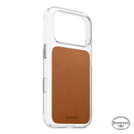 Nomad Clear Leather Case Saddle Horween iPhone 18 Pro - Phone Cover