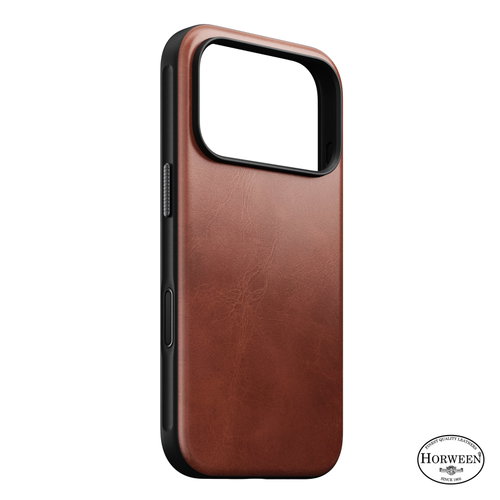 Nomad Modern Leather Case Olde Dublin Horween iPhone 18 Pro - Phone Cover - Main image
