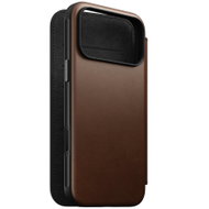 Nomad Modern Leather Folio Brown iPhone 18 Pro Max - Phone Case