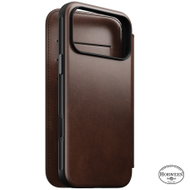 Nomad Modern Leather Folio Rustic Brown Horween iPhone 18 Pro Max - Phone Case